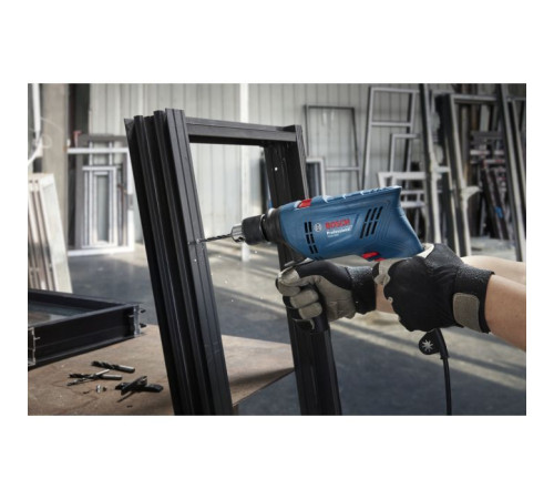 Дриль Bosch GSB 600, 600Вт, 1-10 мм, 3000 об/хв, 48000 уд/хв (0.601.1A0.320)