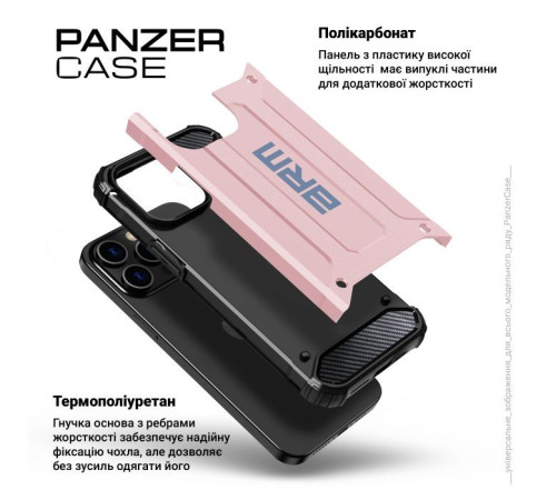 Чохол до мобільного телефона Armorstandart Panzer Samsung A15 4G (A155) / A15 5G Pink (ARM73707)