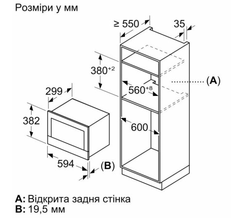 Мікрохвильова піч Bosch BFL7221W1