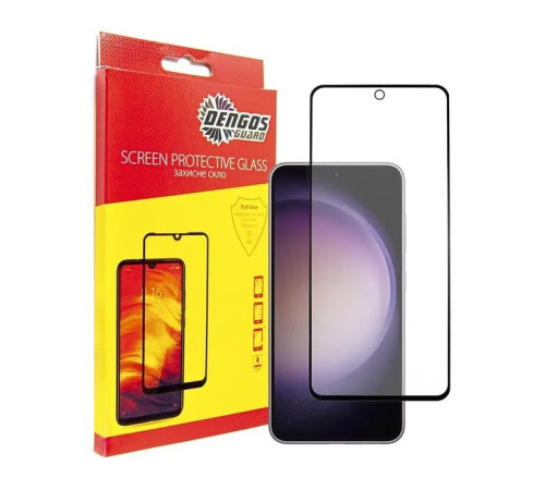 Чохол до мобільного телефона Dengos Kit for Samsung Galaxy S23 FE case + glass (Black) (DG-KM-11)