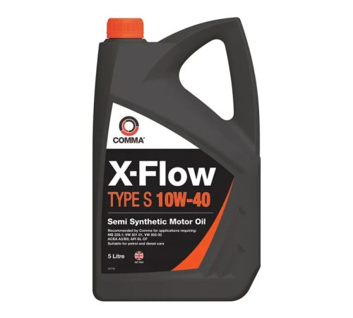Моторна олива Comma X-FLOW TYPE S 10W-40-5л (XFS5L)