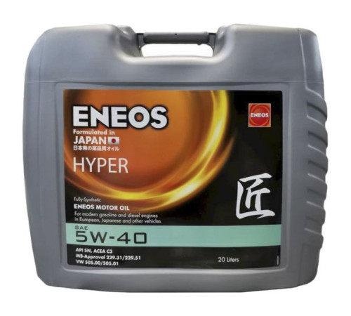 Моторное масло ENEOS HYPER 5W-40 20л (EU0031201N)
