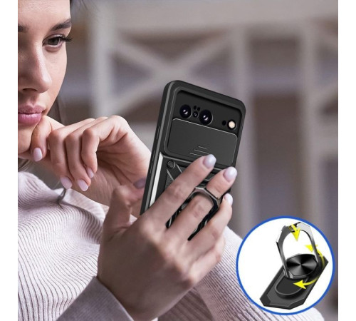 Чохол до мобільного телефона BeCover Military Google Pixel 8 Black (710663)