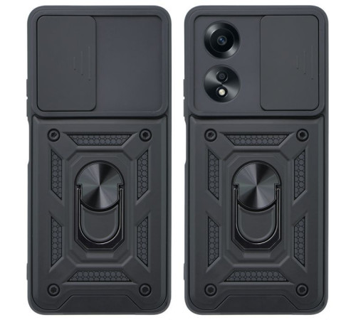 Чохол до мобільного телефона BeCover Military Oppo A38 Black (710714)