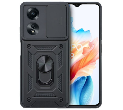 Чохол до мобільного телефона BeCover Military Oppo A38 Black (710714)