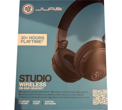 Навушники Jlab Studio Wireless Black (IEUHBASTUDIORBLK4)