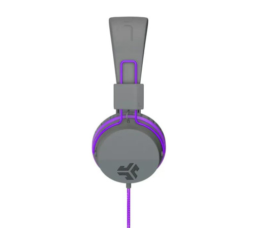 Навушники Jlab JBuddies Studio Kids Wired Graphite/Violet (IEUHJKSTUDIORGRYPRP6)