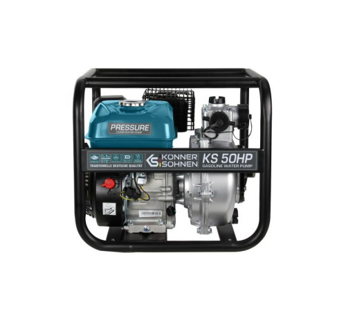 Мотопомпа Konner&Sohnen KS 50HP, високонапірна, 7.0к.с, 500л/хв, 29кг (KS50HP)