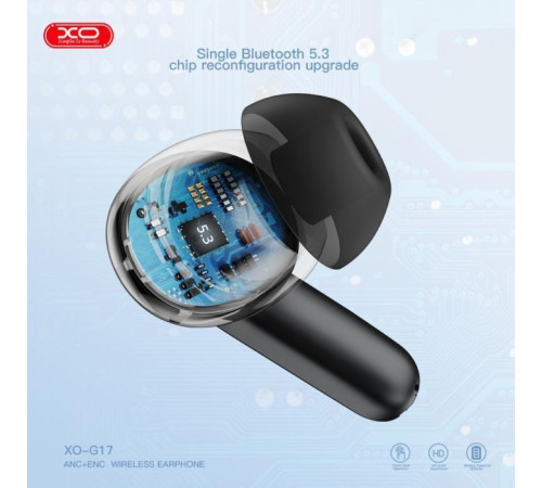Навушники XO G17 ANC+ENC Black (XO-G17BK)
