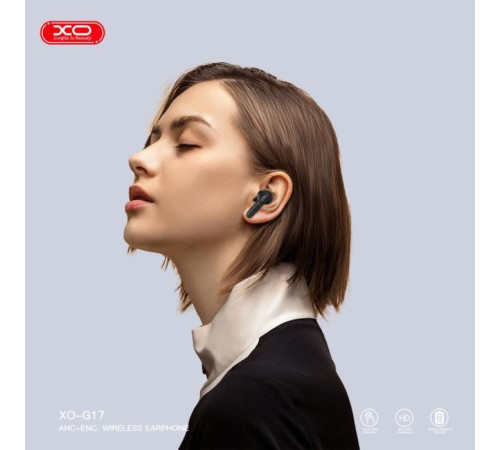 Навушники XO G17 ANC+ENC Black (XO-G17BK)