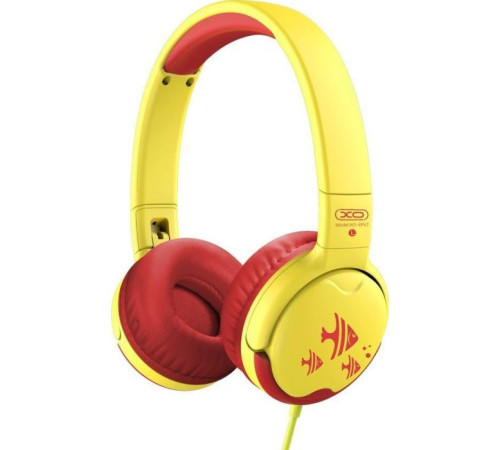 Навушники XO EP47 Red-Yellow (XO-EP47RD)