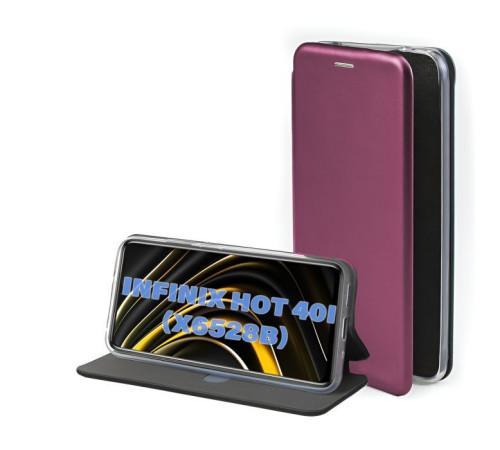 Чохол до мобільного телефона BeCover Exclusive Infinix Hot 40i (X6528B) Burgundy (711229)