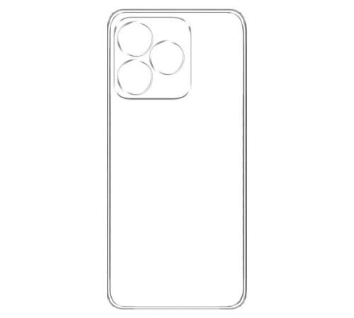 Чохол до мобільного телефона BeCover Realme Note 50 Transparancy (711182)