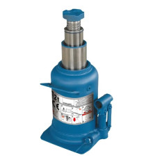 Домкрат GTM гідравлічний пляшковий 12т (240-590мм) двохштоковий (TH812001)