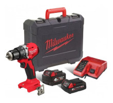 Шуруповерт Milwaukee ударний М18 BLPDRC-422С, 60Нм, 2Ah+4Ah, кейс (4933492825)