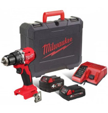 Шуруповерт Milwaukee ударний М18 BLPDRC-422С, 60Нм, 2Ah+4Ah, кейс (4933492825)