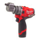 Шуруповерт Milwaukee M12 FPDXKIT-202X, 44Нм, 2x2Ач, 2 насадки, кейс (4933464138)