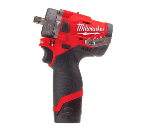 Шуруповерт Milwaukee M12 FPDXKIT-202X, 44Нм, 2x2Ач, 2 насадки, кейс (4933464138)