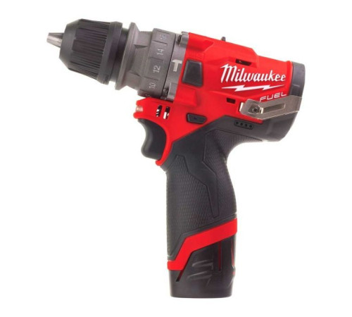 Шуруповерт Milwaukee M12 FPDXKIT-202X, 44Нм, 2x2Ач, 2 насадки, кейс (4933464138)