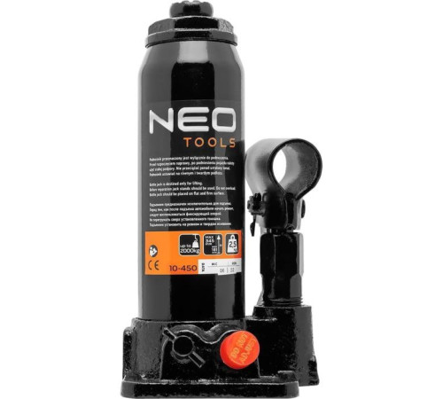 Домкрат Neo Tools гидравлический бутылочный 2т, 181-345мм (10-450)