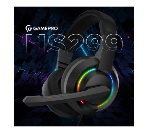 Навушники GamePro HS299 RGB Black (HS299)