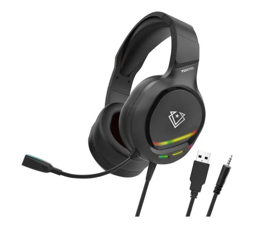 Навушники Vertux Tokyo 7.1 Mini Jack 3.5мм Black (tokyo.black)