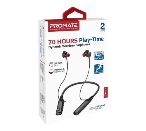 Навушники Promate Blend Black (blend.black)