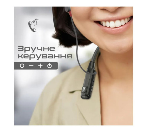 Навушники Promate Blend Black (blend.black)