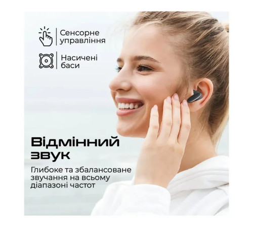 Навушники Promate Lush Black (lush.black)