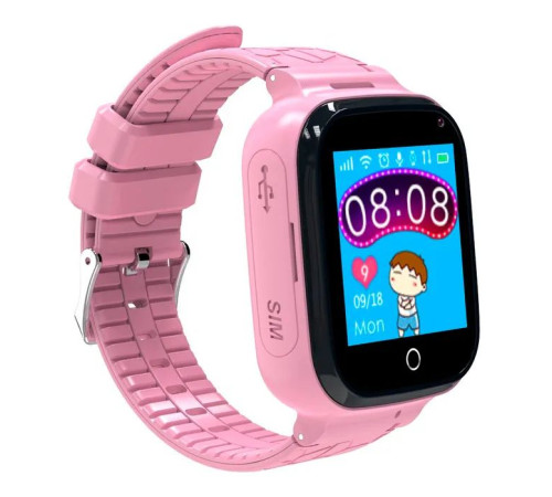 Смарт-годинник Gelius Pro GP-PK007 (Ocean) Pink Kids smart watch with GPS tracker (Pro GP-PK007 (Ocean) Pink)