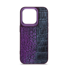 Чехол для мобильного телефона Harder Glamorous Croco Apple iPhone 15 Pro Dark Purple (ARM76763)