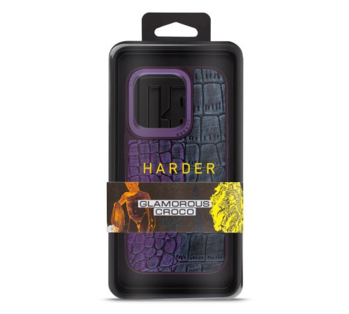 Чохол до мобільного телефона Harder Glamorous Croco Apple iPhone 15 Pro Dark Purple (ARM76763)