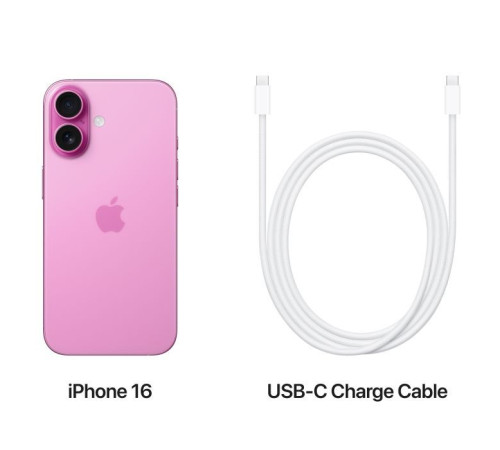 Мобільний телефон Apple iPhone 16 128GB Pink (MYEA3)