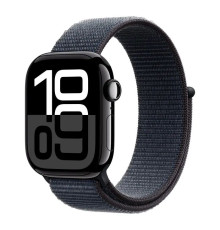 Смарт-годинник Apple Watch Series 10 GPS 42mm Jet Black Aluminium Case with Ink Sport Loop (MWWG3QH/A)