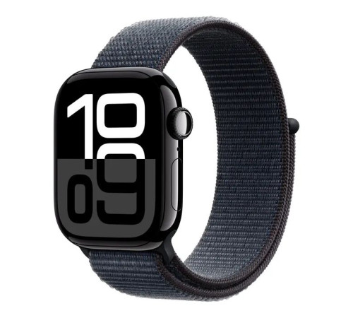 Смарт-часы Apple Watch Series 10 GPS 42mm Jet Black Aluminium Case with Ink Sport Loop (MWWG3QH/A)