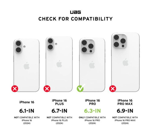 Чохол до мобільного телефона UAG iPhone 16 Pro Metropolis LT Magsafe Kevlar Black (114452113940)