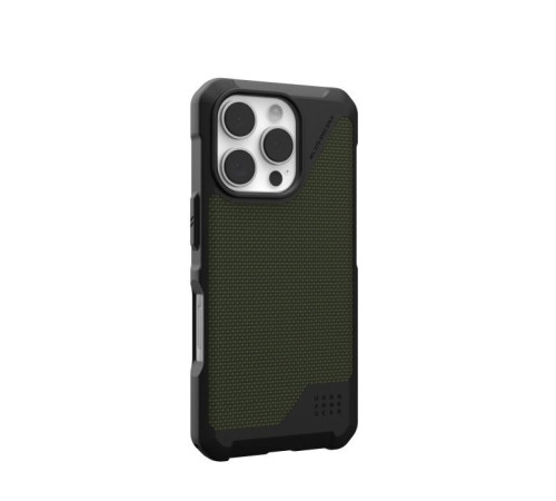 Чохол до мобільного телефона UAG iPhone 16 Pro Metropolis LT Magsafe Kevlar Olive (114452113972)