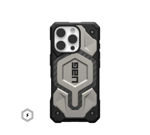 Чохол до мобільного телефона UAG iPhone 16 Pro Monarch Pro Magsafe Titanium (114456113636)