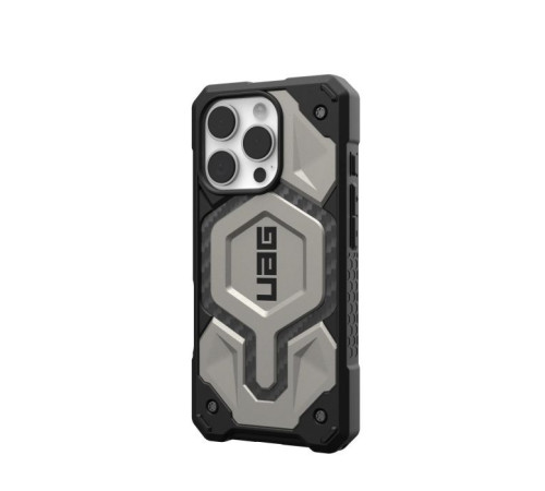 Чохол до мобільного телефона UAG iPhone 16 Pro Monarch Pro Magsafe Titanium (114456113636)
