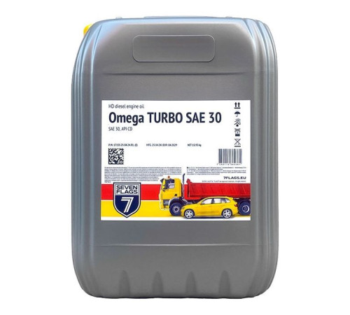 Моторна олива 7FLAGS Omega TURBO SAE 30 17,5л