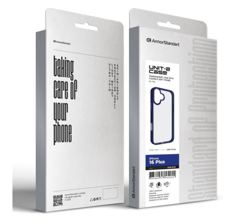 Чохол до мобільного телефона Armorstandart UNIT2 Apple iPhone 16 Plus Dark Blue (ARM78750)