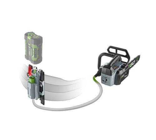 Ланцюгова пила EGO CSX3002 KIT, 56В, шина 30см, 45лан, 3/8P, 1,1мм, акум. 4Ah + ЗП (0140014003)