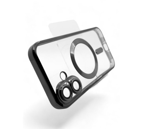 Чохол до мобільного телефона BeCover TPU Chrome Case (MagSafe) для Apple iPhone 16 Plus Black (712075)