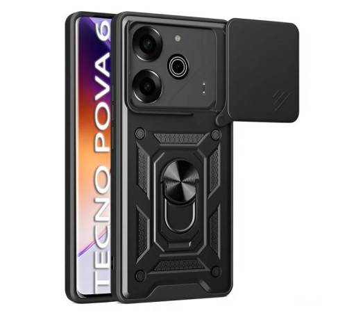 Чохол до мобільного телефона BeCover Military Tecno POVA 6 (LI7) Black (712167)
