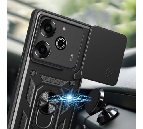 Чохол до мобільного телефона BeCover Military Tecno POVA 6 (LI7) Black (712167)