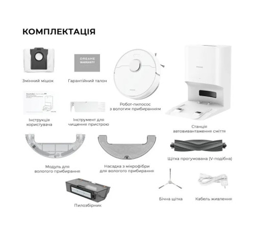 Пилосос Dreame Bot D10 Plus Gen 2 (RLD32GD)