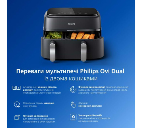 Мультипечь Philips Ovi Dual/Series 3000 (NA351/00)