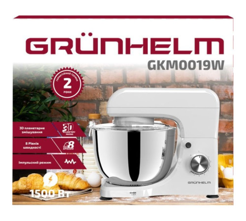 Кухонний комбайн Grunhelm GKM0019W