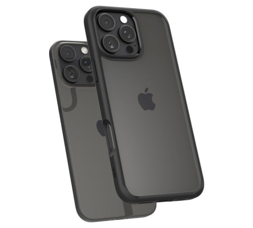 Чохол до мобільного телефона Spigen iPhone 16 Pro Ultra Hybrid Matte Black (ACS08125)
