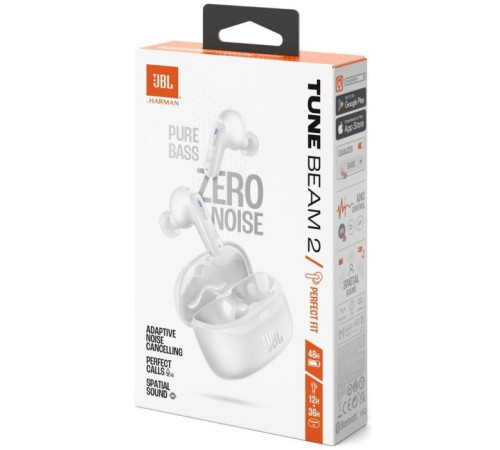 Навушники JBL Tune Beam 2 White (JBLTBEAM2WHT)